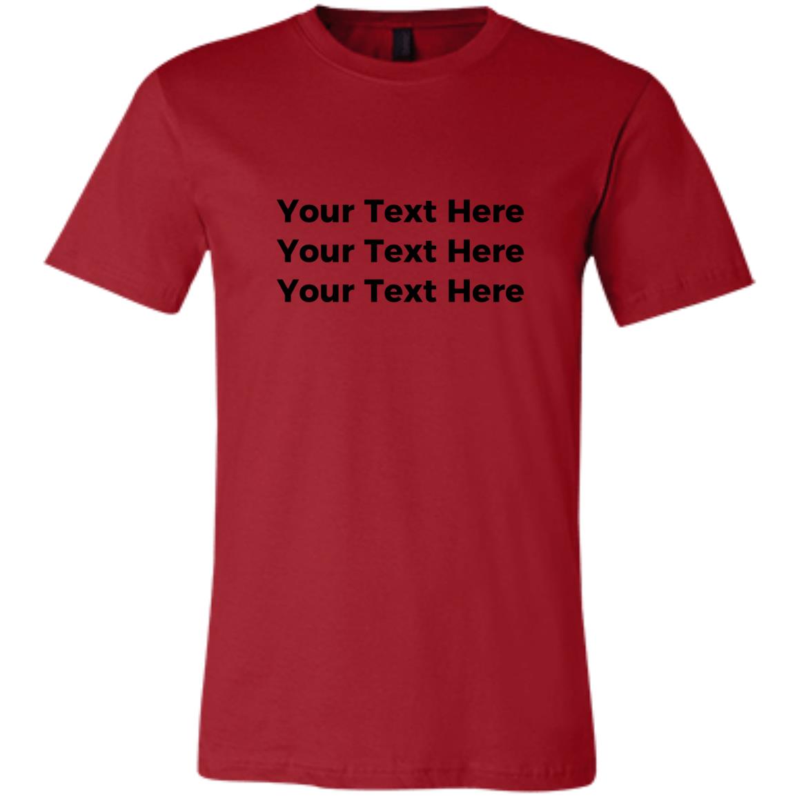 PERSONALIZED BLANK T-SHIRT