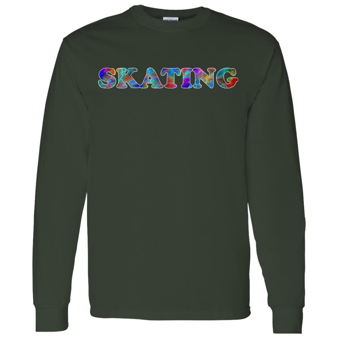 Skating Long Sleeve Sport T-Shirt