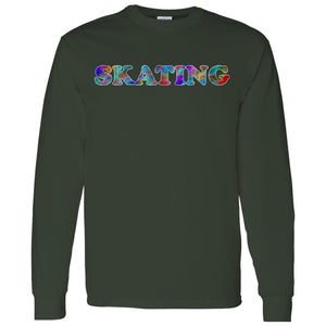 Skating Long Sleeve Sport T-Shirt