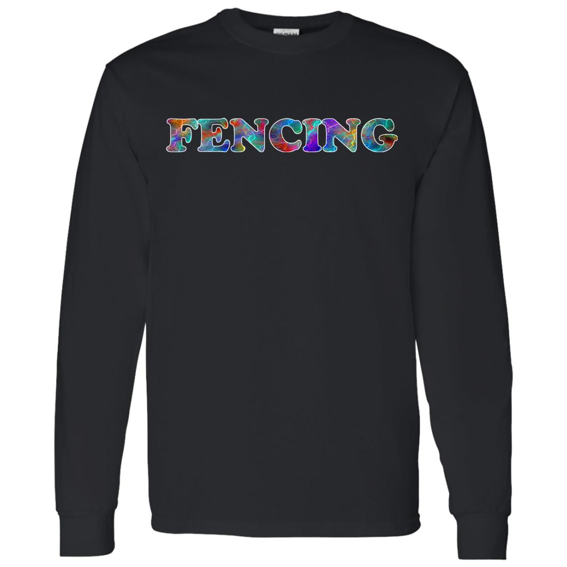 Fencing Long Sleeve Sport T-Shirt