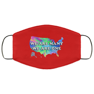 We Are One We Are Many 2 Layer Protective Mask