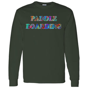 Paddle Boarding Long Sleeve Sport T_Shirt