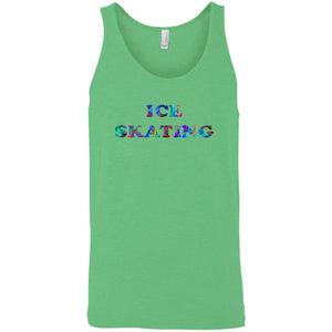 Ice Skating Sleeveless Unisex Tee
