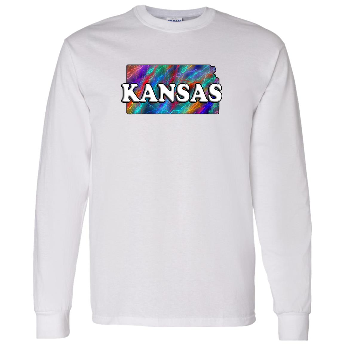 Kansas Long Sleeve State T-Shirt