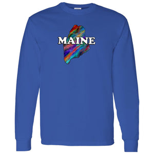 Maine Long Sleeve State T-Shirt