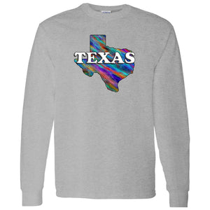 Texas Long Sleeve State T- Shirt