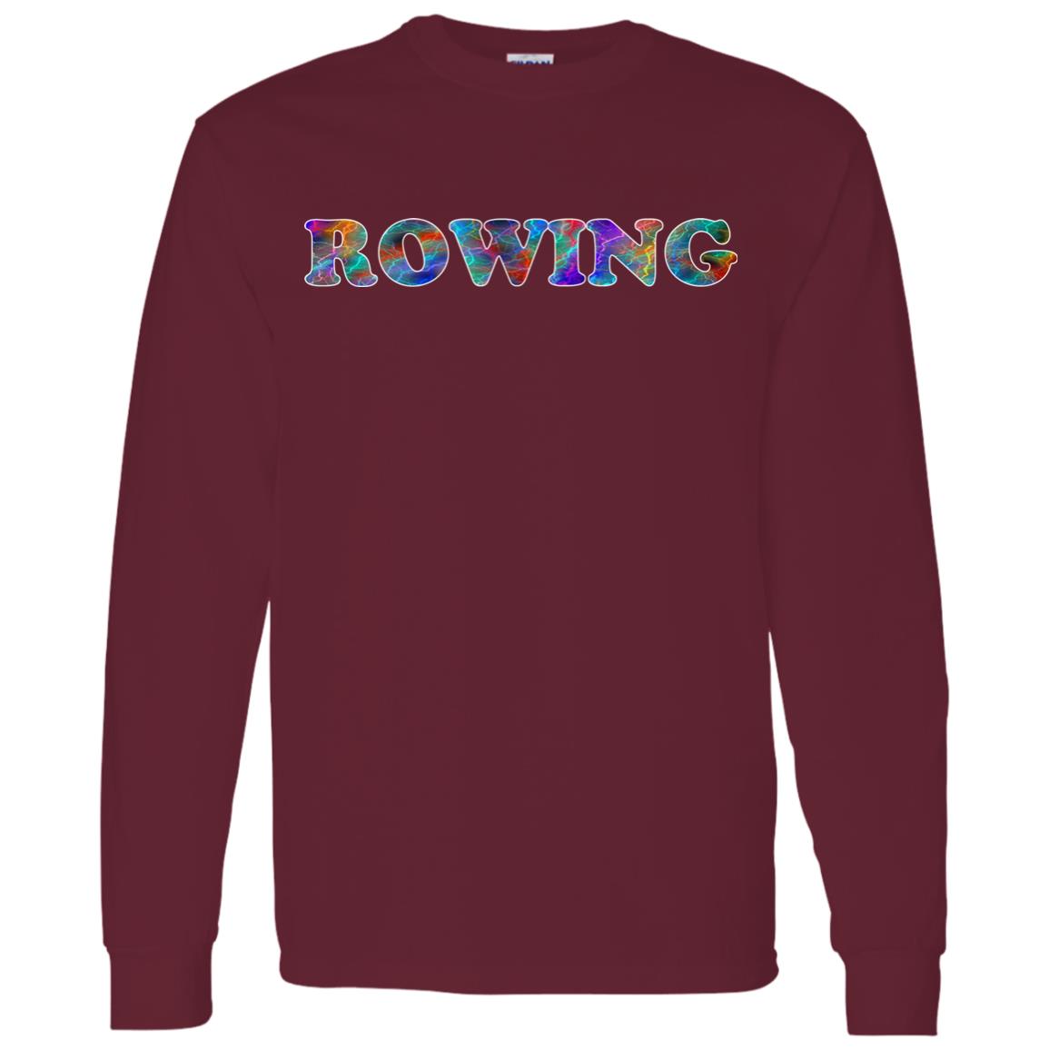 Rowing Long Sleeve Sport T-Shirt