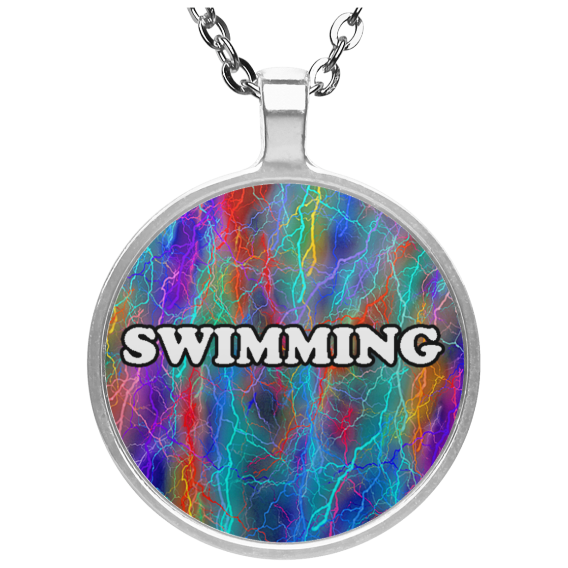 SWIMMINGSPORT CIRCLE NECKLACE