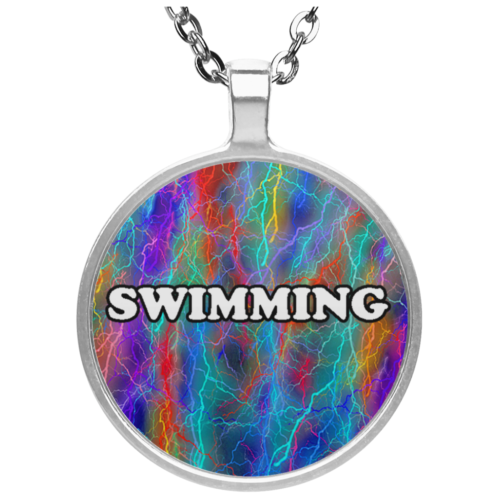 SWIMMINGSPORT CIRCLE NECKLACE