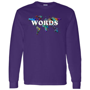 WORDS STATEMENT LONG SLEEVE T-SHIRT