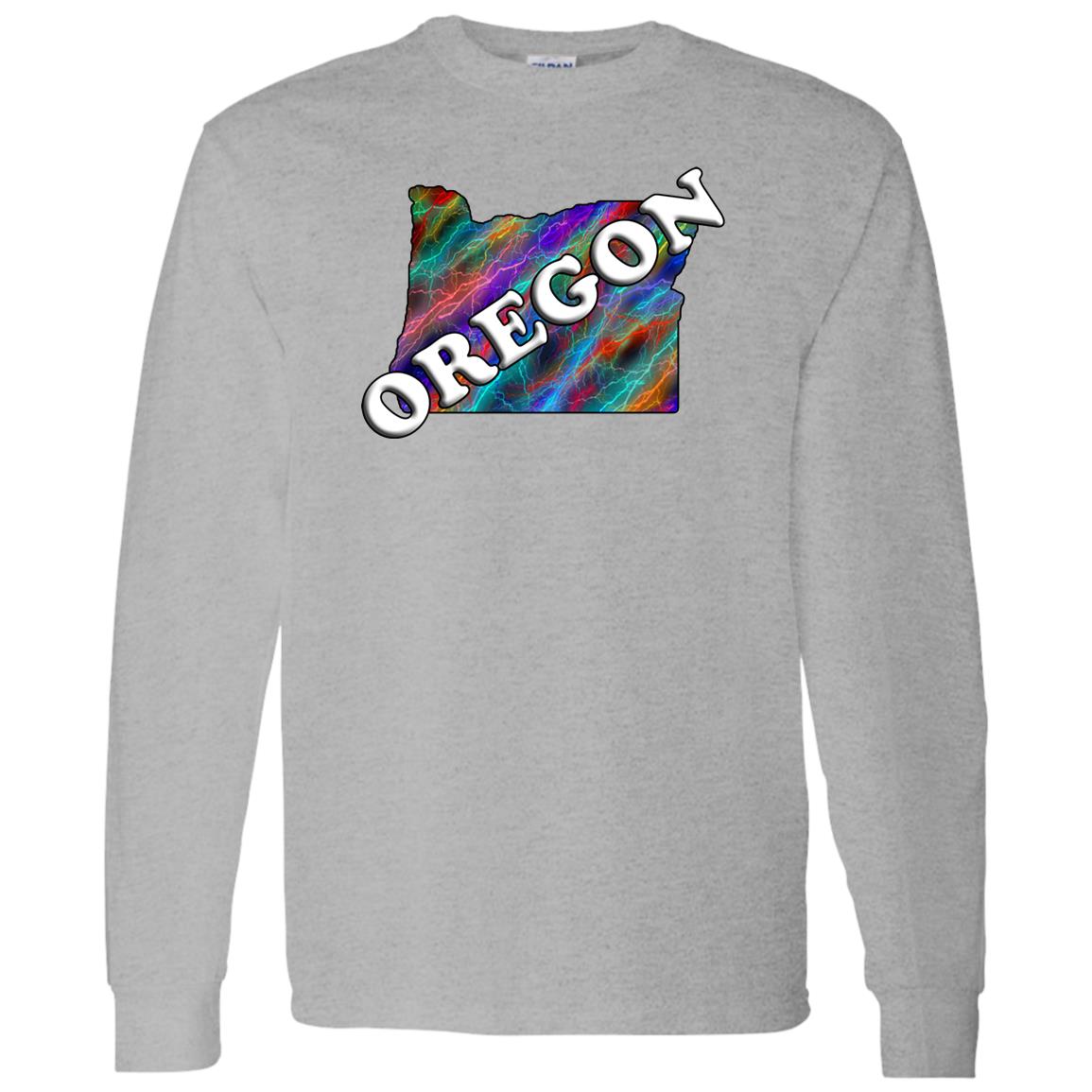 Oregon Long Sleeve State T-Shirt