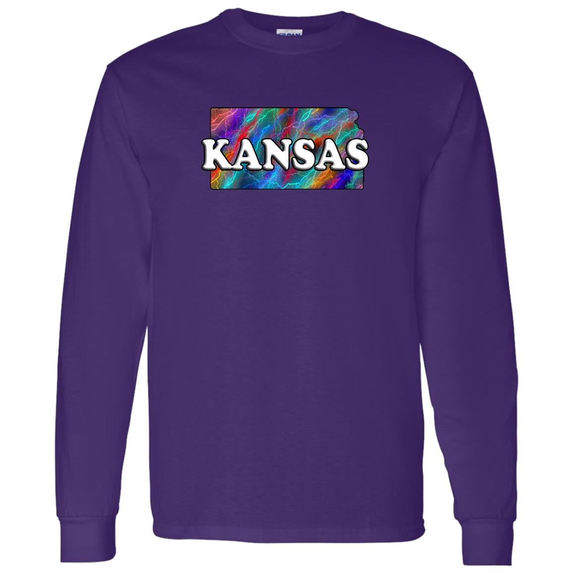 Kansas Long Sleeve State T-Shirt