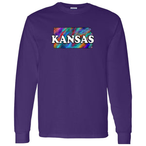 Kansas Long Sleeve State T-Shirt