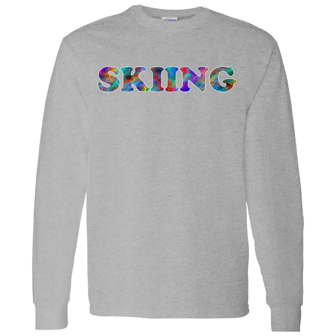 Skiing Long Sleeve Sport T-Shirt