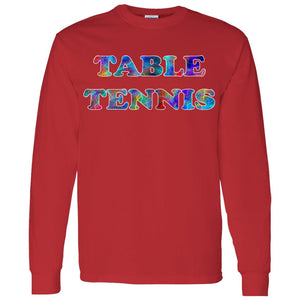 Table Tennis Long Sleeve T-Shirt