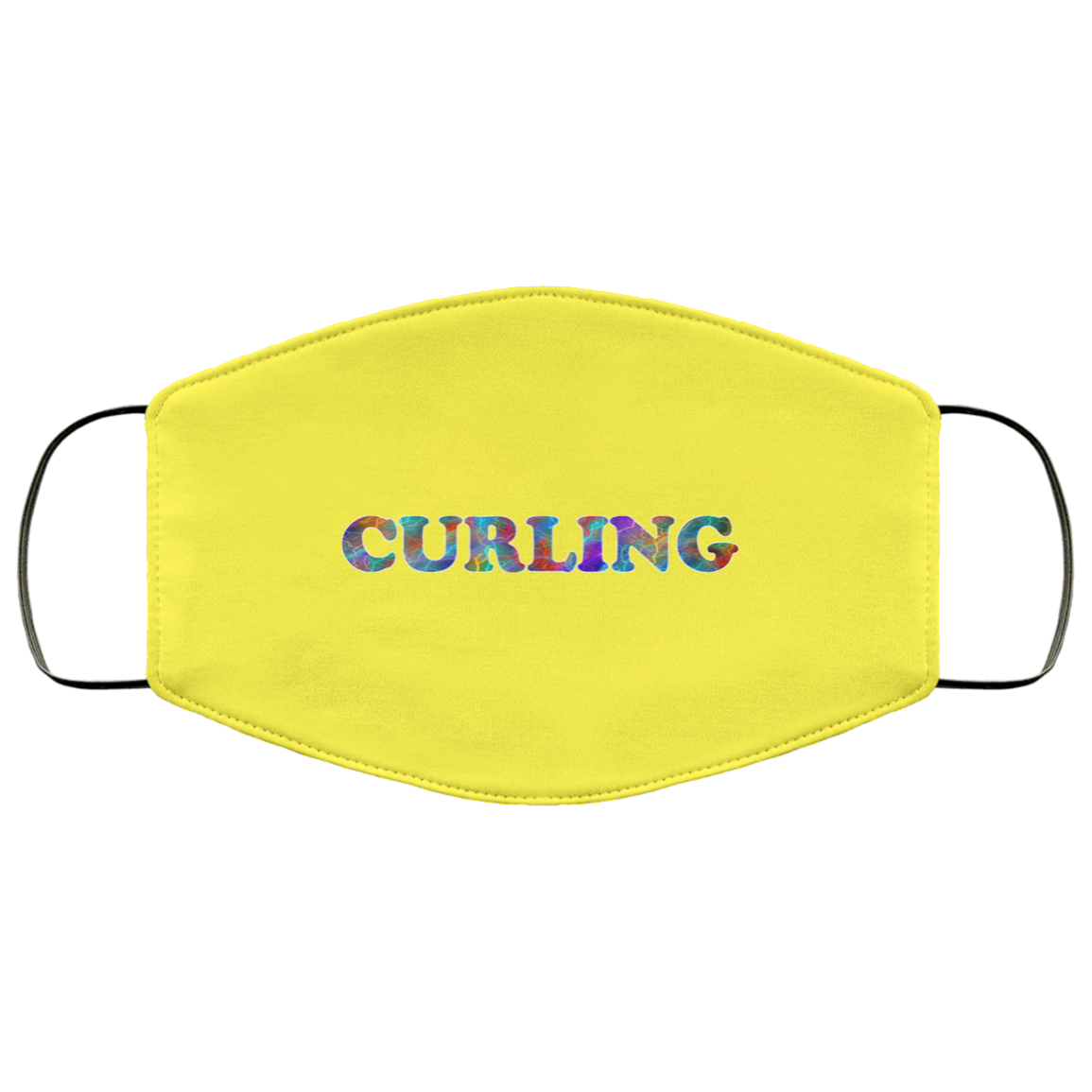 Curling 2 Layer Protective Mask