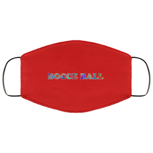 Bocce Ball 2 Layer Protective Mask