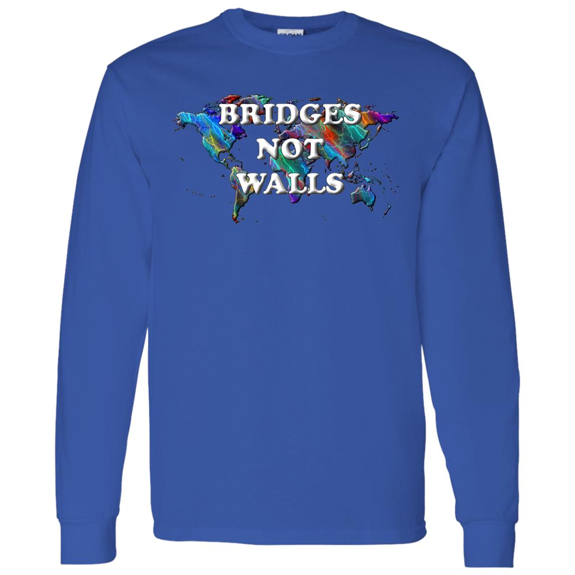 Bridges Not Walls Long Sleeve T-Shirt
