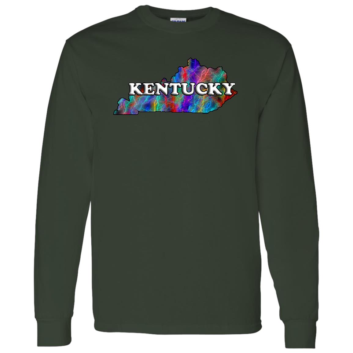 Kentucky Long Sleeve State T-Shirt