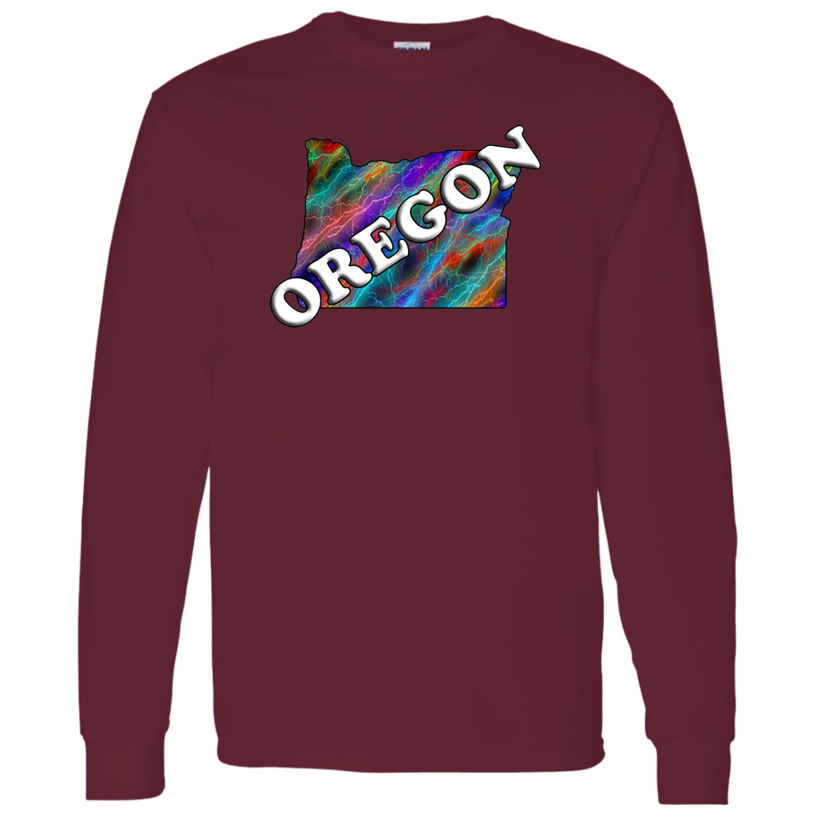 Oregon Long Sleeve State T-Shirt