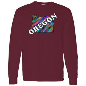 Oregon Long Sleeve State T-Shirt