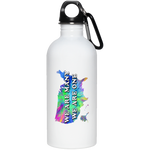 We Are Many We Are One (USA) 20 oz. Stainless Steel Water Bottle