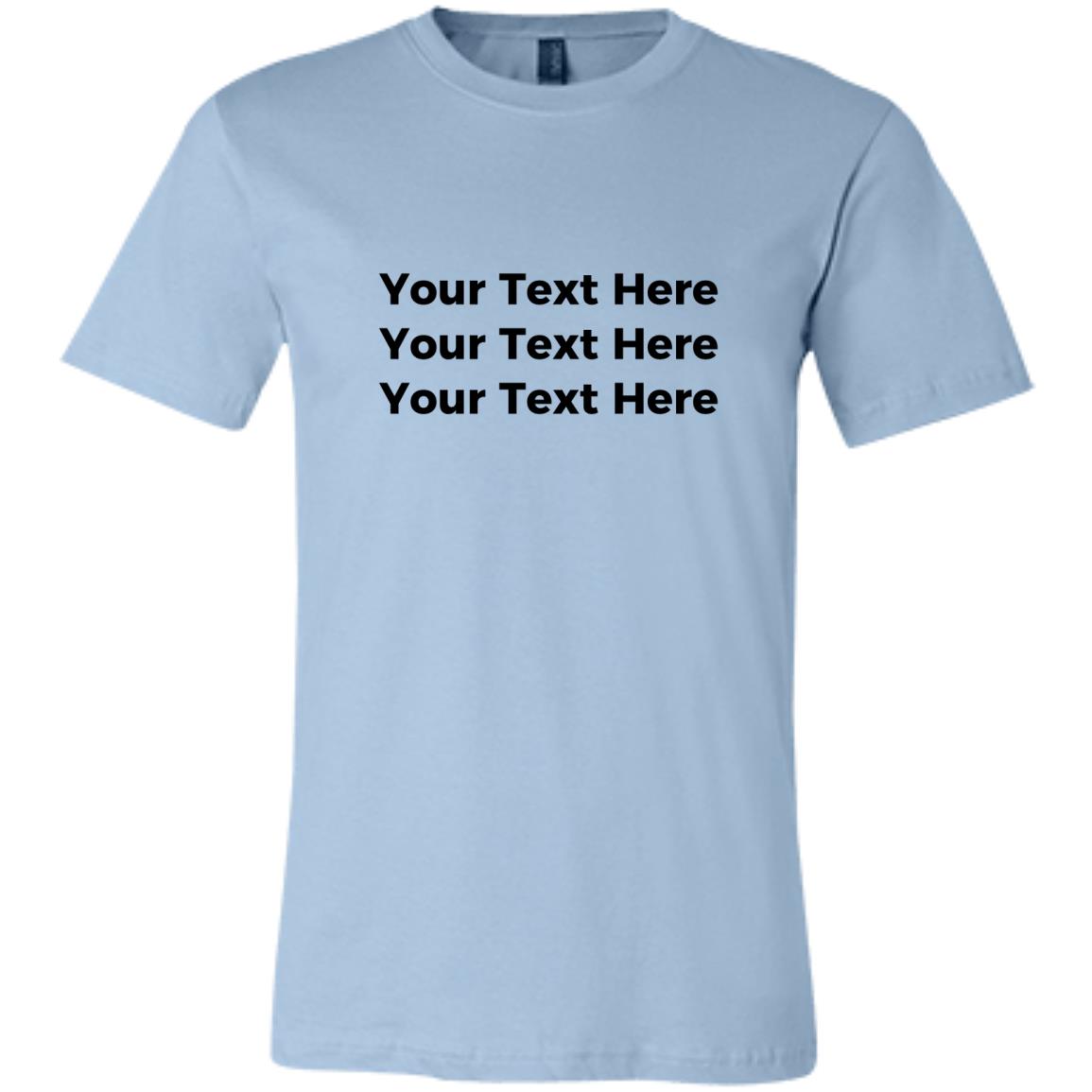 PERSONALIZED BLANK T-SHIRT
