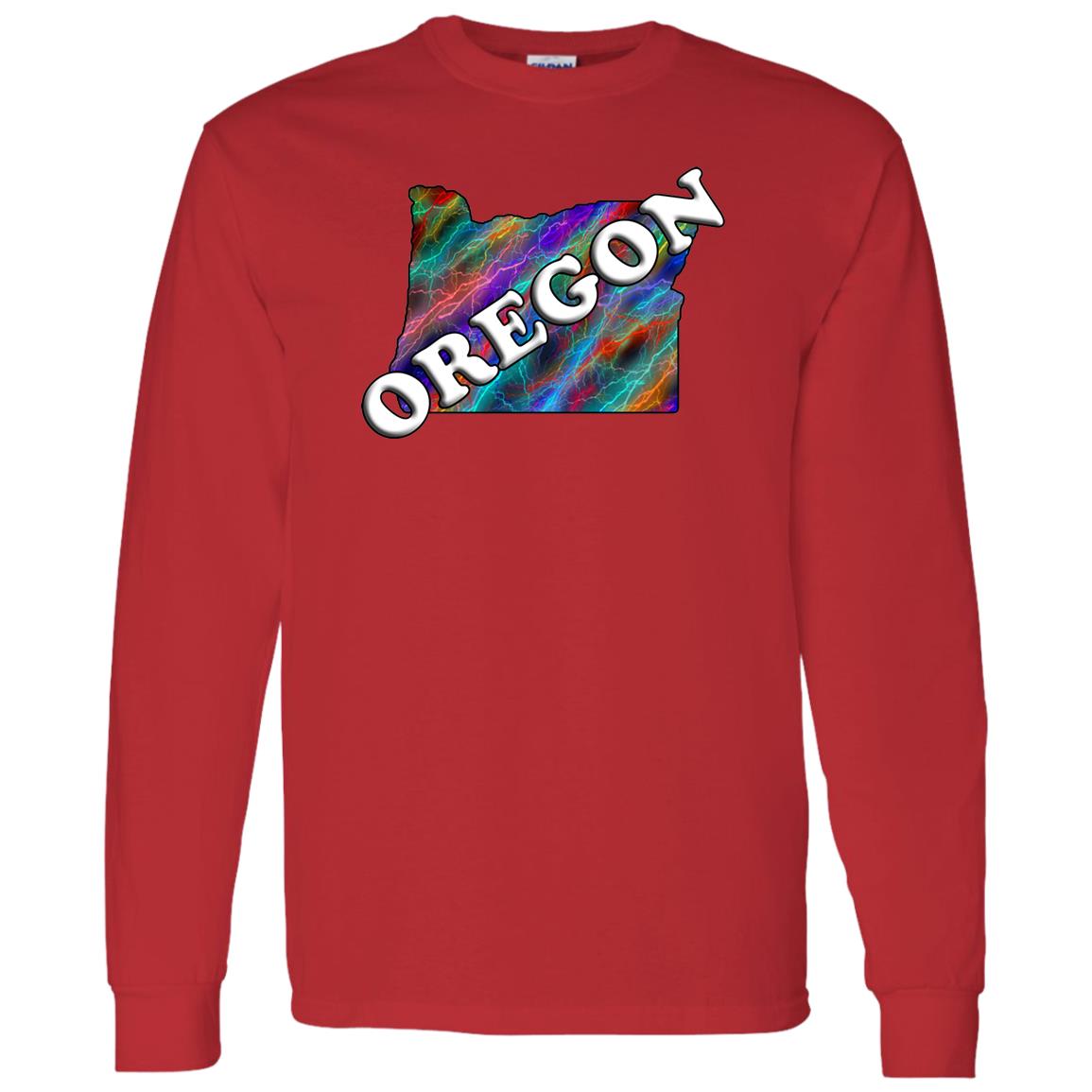 Oregon Long Sleeve State T-Shirt