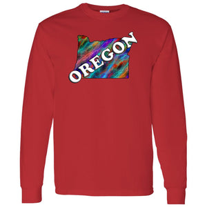 Oregon Long Sleeve State T-Shirt