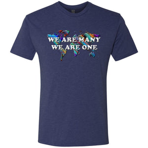 We Are Many  We Are One Statement T-Shirt (World)