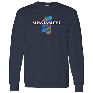 MISSISSIPPI LONG SLEEVE STATE T-SHIRT