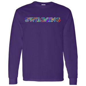 Swimming Long Sleeve Sport T-Shirt