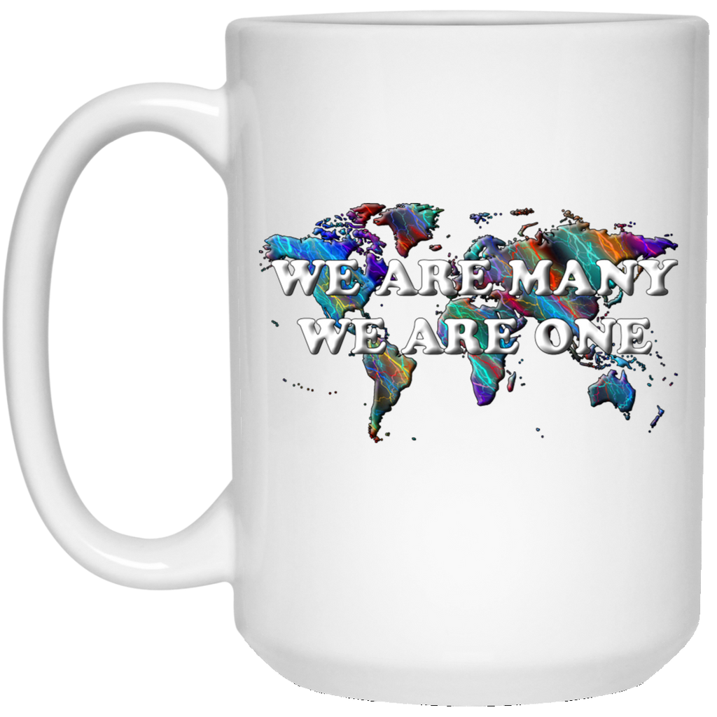 We Are Many We Are One Statement Mug (World)