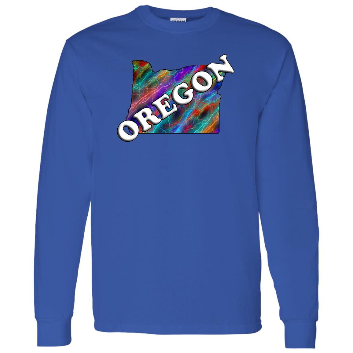 Oregon Long Sleeve State T-Shirt