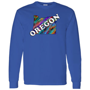 Oregon Long Sleeve State T-Shirt