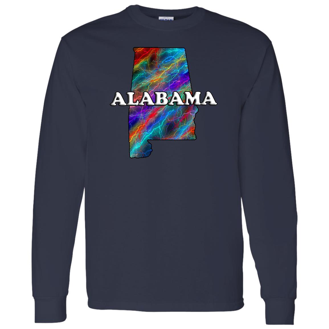 Alabama Long Sleeve State T-shirt