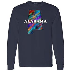 Alabama Long Sleeve State T-shirt