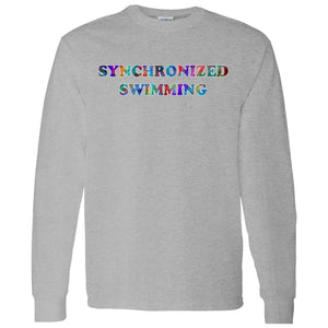 Synchronized Swimming Long Sleeve Sport T-Shirt