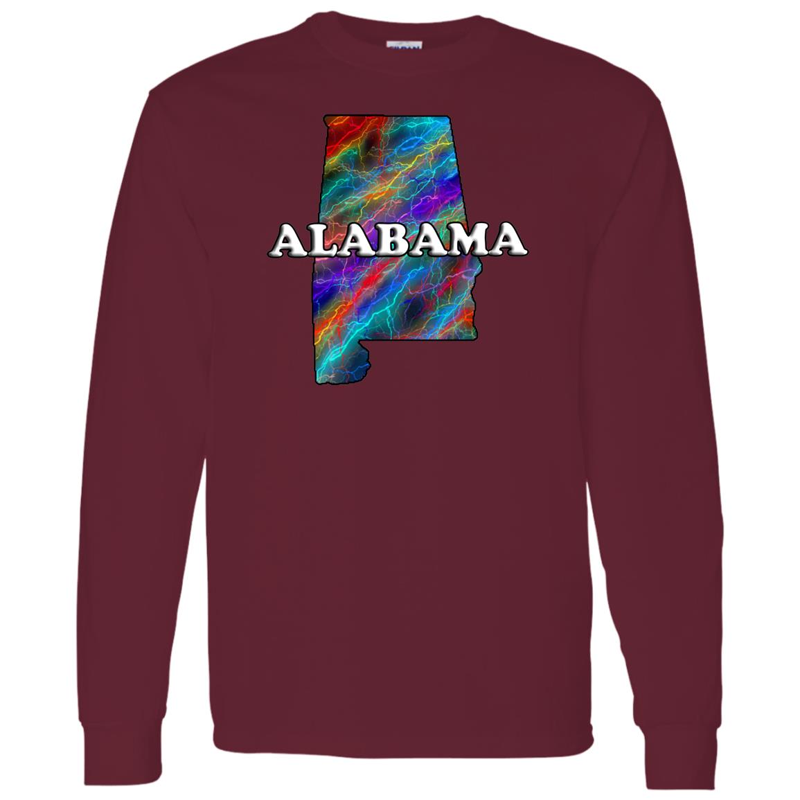 Alabama Long Sleeve State T-shirt