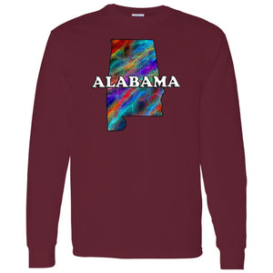 Alabama Long Sleeve State T-shirt